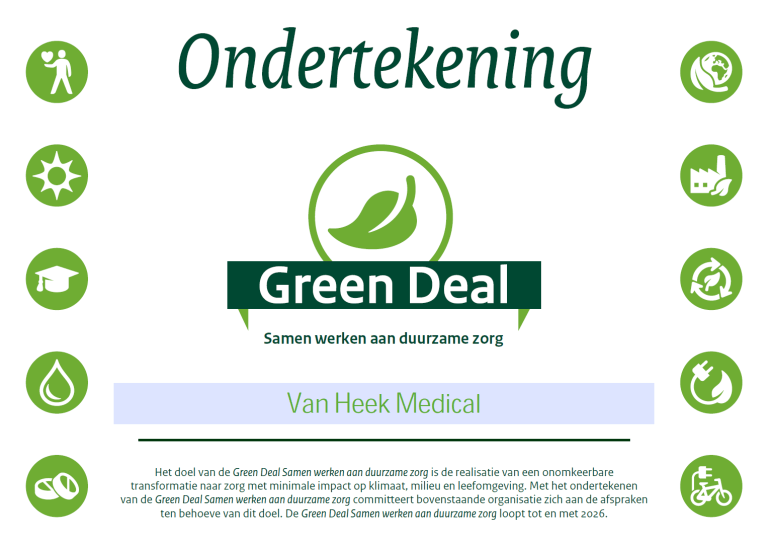 Ondertekening Green Deal