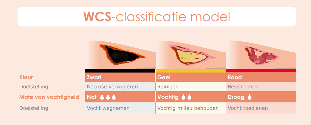 WCS classificatie model complexe wonden beoordelen